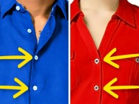Ерлер мен әйелдер көйлегі түймесінің оң мен солға тігілу сыры